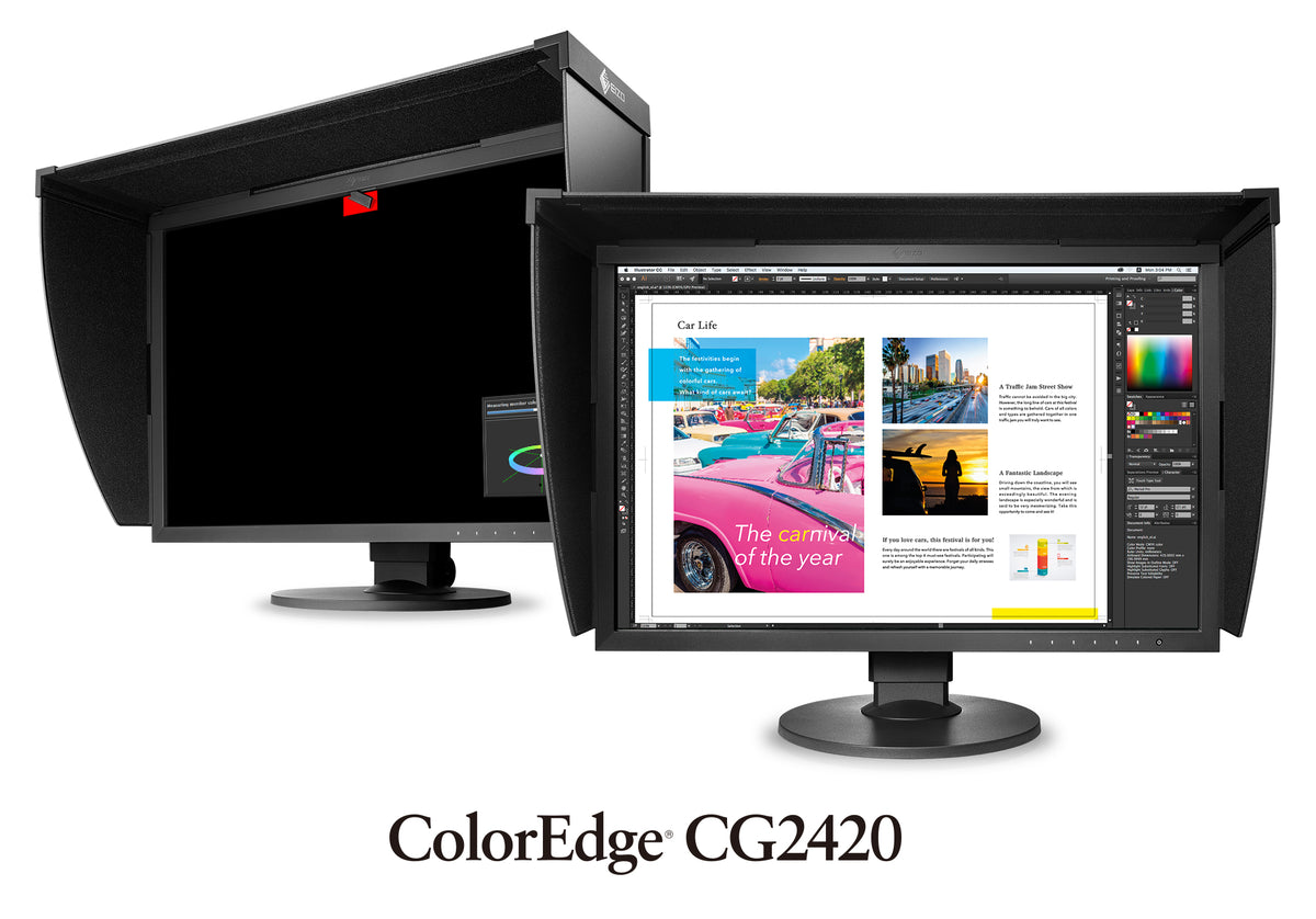 EIZO coloredge カラーエッジCG247 1090時間使用 - ディスプレイ